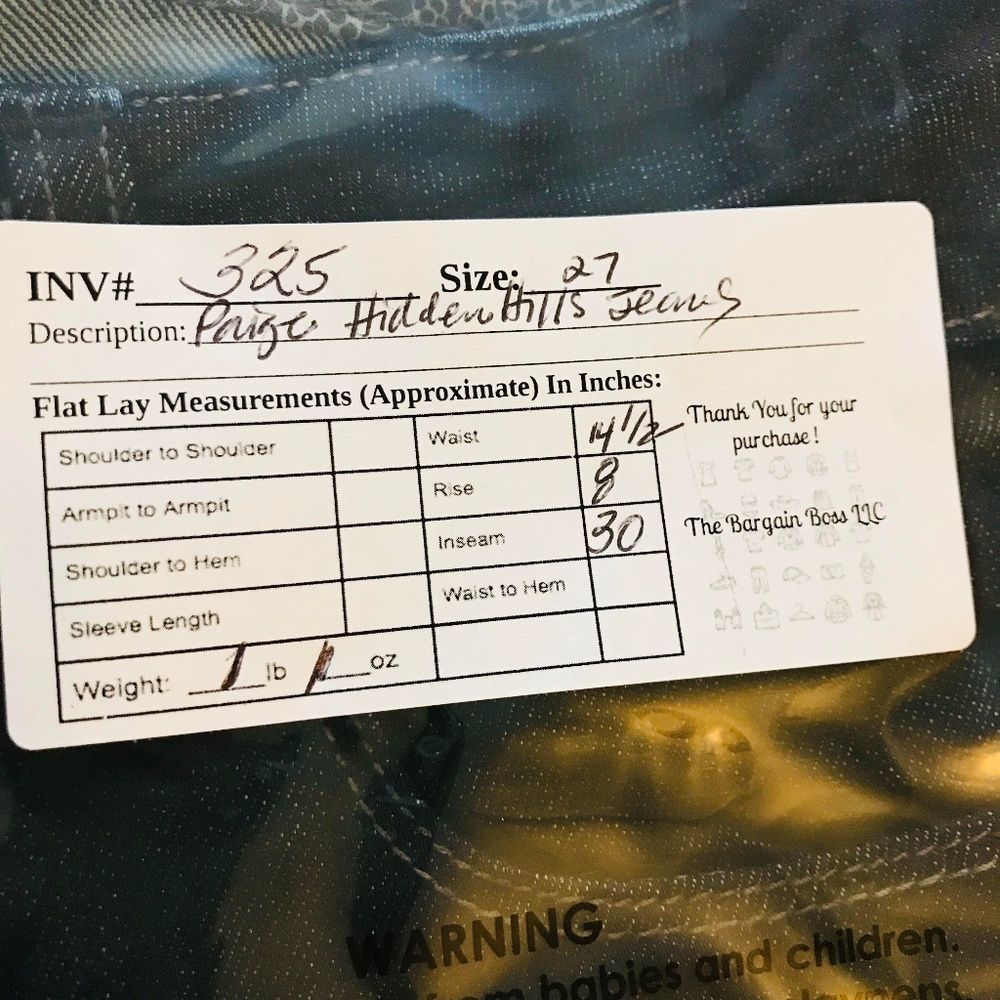 Paige Hidden Hills Jeans - Picture 7 of 7